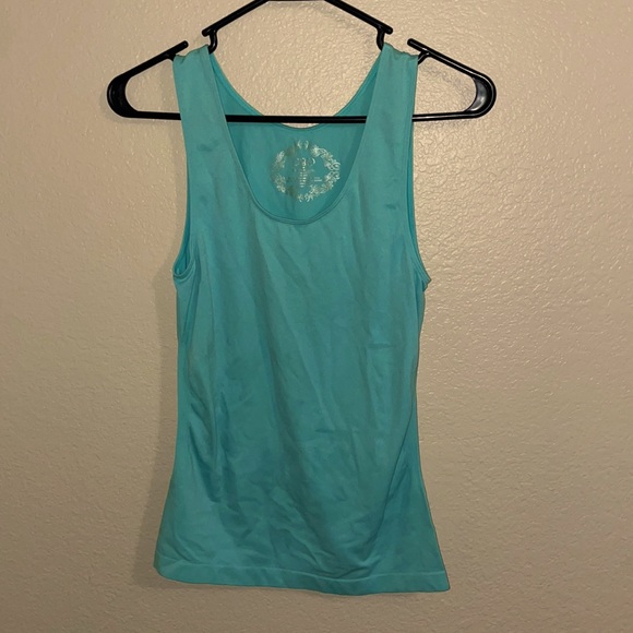 Cato Tops - Teal Blue Tank